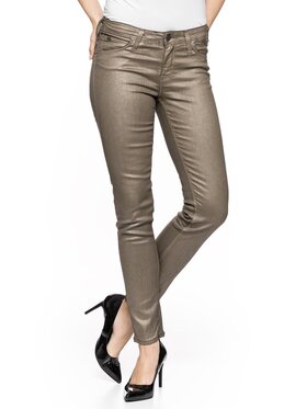 Lee Lee Jeansy SCARLETT Złoty Skinny Fit