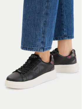 Guess Guess Αθλητικά FLPE11 LEA12 Μαύρο