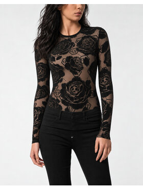 PHILIPP PLEIN PHILIPP PLEIN Body 31061 Nero Skin Tight Fit