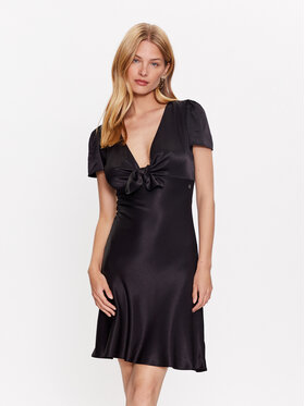 Guess Guess Sukienka koktajlowa Linda W3YK44 WFJA2 Czarny Regular Fit