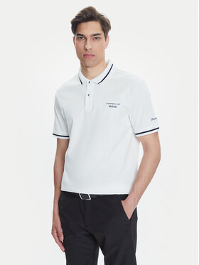 BOSS BOSS Polokošeľa C-Parris 197 50543257 Biela Regular Fit
