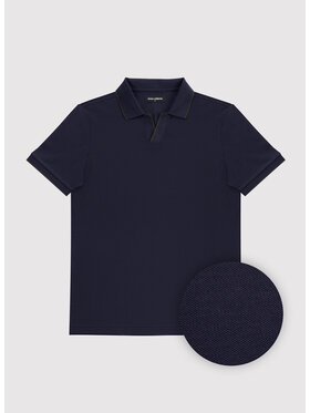 Pako Lorente Pako Lorente Polo P25WF-TX-002 Granatowy Classic Fit