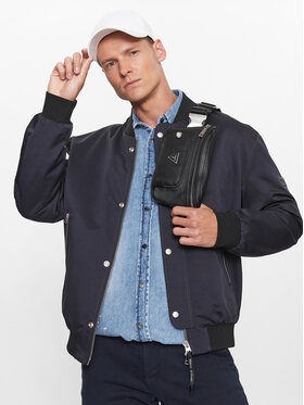 Guess Guess Чанта за кръст﻿ Certosa Saffiano Smart Mini Bags HMECSA P3332 Черен