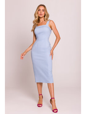 Made of Emotion Made of Emotion Vestito estivo M843 Celeste Premium Fit