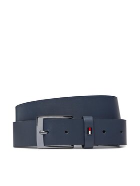 Tommy Hilfiger Tommy Hilfiger Curea pentru Bărbați Adan Leather 3.5 AM0AM12052 Bleumarin