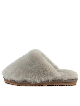 Mou Papuče Closed Toe Sheepskin Slipper Siva