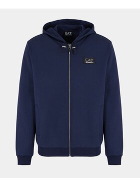 EA7 Emporio Armani EA7 Emporio Armani Bluza regular Granatowy Regular Fit