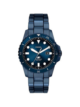 Fossil Fossil Zegarek FS6166 Niebieski