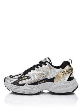Plein Sport Plein Sport Sneakersy 31535 Strieborná