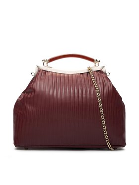 Creole Creole Ročna torba K11365 Bordo rdeča