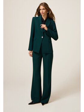 Oltre Oltre Giacca da abito Q006R004628N015 Verde A-Line Fit