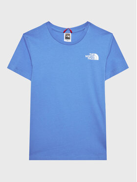 The North Face The North Face T-Shirt Simple Dome NF0A82EA Niebieski Regular Fit