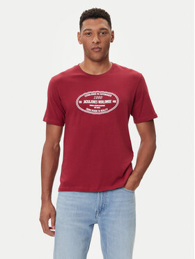 Jack & Jones Jack & Jones T-Shirt York 12283800 Červená Relaxed Fit