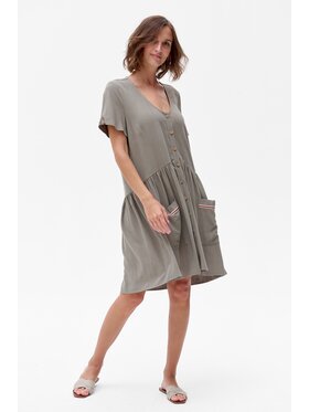 blue shadow blue shadow Sukienka Madi Zielony Regular Fit