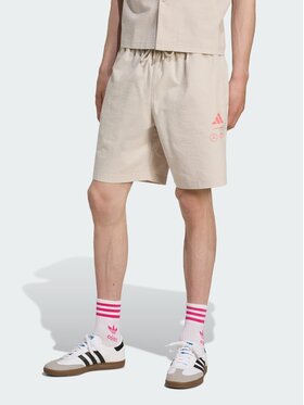 adidas adidas Szorty sportowe 152341 Beżowy Regular Fit