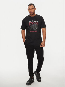 Boss T-shirt TeePantera 50510223 Crna Regular Fit