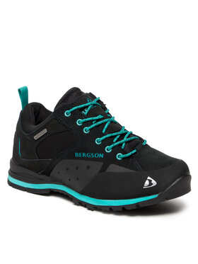 Bergson Bergson Παπούτσια πεζοπορίας Soira Low Stx Μαύρο