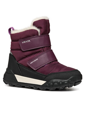 Geox Škornji Za Sneg J Trekkyup Girl B Ab J46M7B 0FU50 C7005 S Bordo Rdeča