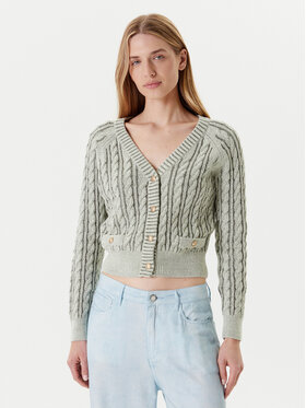 Guess Guess Ζακέτα W5YR15 Z3OU0 Πράσινο Regular Fit