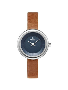 Obaku Obaku Hodinky V146LCLRZ Hnědá
