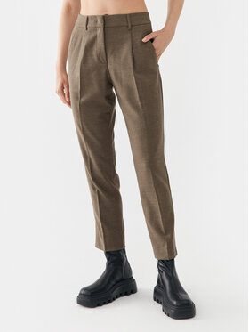 Weekend Max Mara Weekend Max Mara Stoffhose Freccia 2351361133 Braun Slim Fit