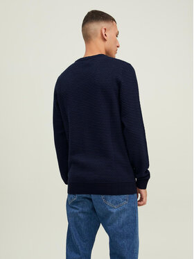 Jack&Jones Džemper 12212816 Tamnoplava Regular Fit