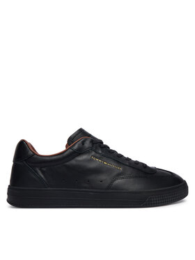 Tommy Hilfiger Tommy Hilfiger Сникърси Th Lo Lux Lth Sneaker FM0FM05996 Черен
