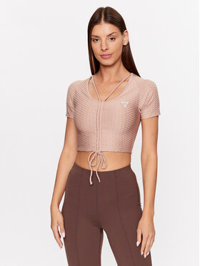 Guess Guess Blúz Delma V3GP09 KBOA2 Szürke Regular Fit