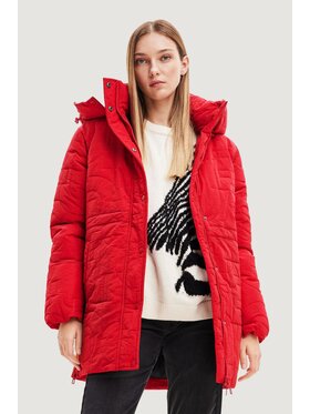 Desigual Desigual Cappotto TULIP Rosso Slim Fit