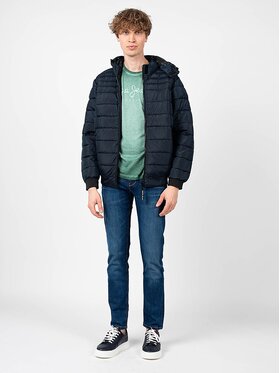 Pepe Jeans Pepe Jeans Bunda pro přechodné období PM402598 | James Tmavomodrá Regular Fit