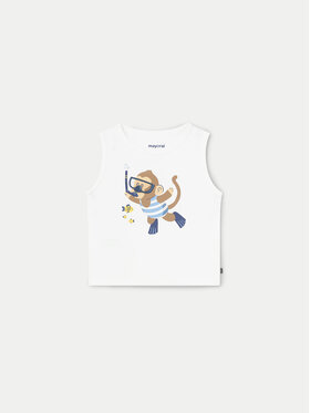 Mayoral Mayoral Топ 1036 Білий Regular Fit