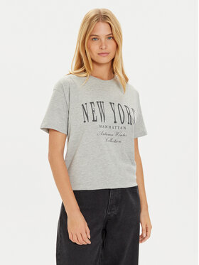 Brave Soul Brave Soul Tricou LTS-568JEMIMA Gri Oversize
