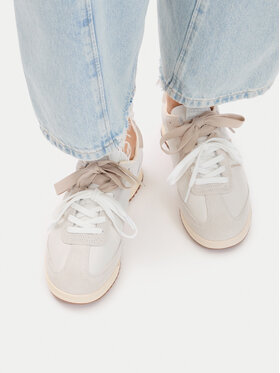 Tommy Jeans Tommy Jeans Sneakersy Tjw Low Profile Runner Lthr Mix EN0EN03001 Écru