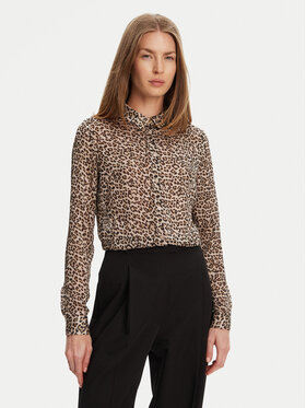 Guess Guess Сорочка W5YH0X WDW82 Бежевий Regular Fit