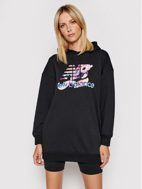 New Balance New Balance Bluza Athletics Erin Loree Hoodie WD11506 Czarny Oversize