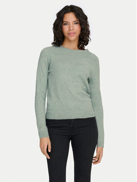 ONLY ONLY Pulover Rica 15204279 Verde Regular Fit