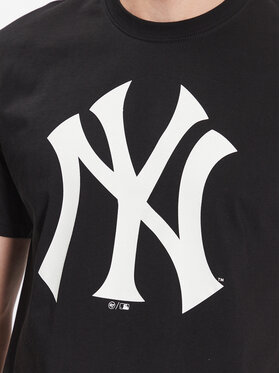 47 Brand T-shirt MLB New York Yankees Imprint 47 Echo Tee BB017TEMIME544088JK Crna Regular Fit