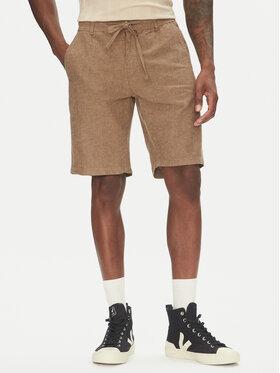 Lindbergh Lindbergh Шорти от плат 30-508003 Бежов Relaxed Fit