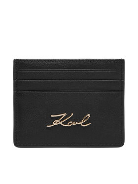 KARL LAGERFELD KARL LAGERFELD Etui za kreditne kartice B1W32034 Črna
