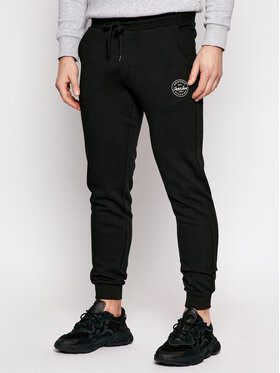 Jack&Jones Jack&Jones Teplákové nohavice Gordon 12165322 Čierna Regular Fit