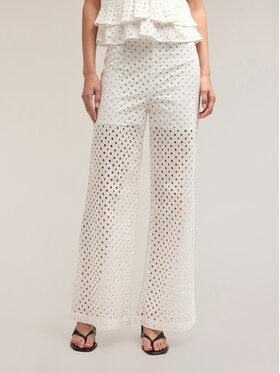 Motivi Motivi Pantaloni di tessuto P035Q004009N011 Bianco Over Fit