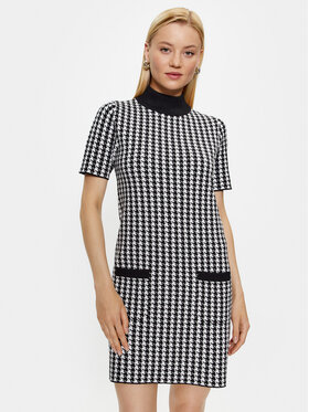 Fracomina Fracomina Трикотажна сукня FR23WD5005K502F8 Чорний Slim Fit