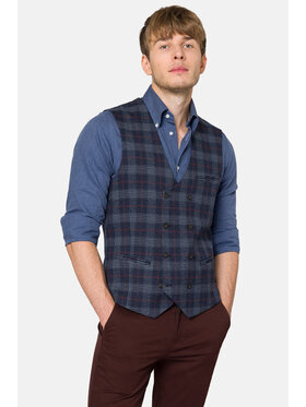 Lancerto Lancerto Kamizelka Picton KA131223000009 Granatowy Slim Fit