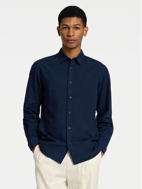 Selected Homme Selected Homme Πουκάμισο 16078867 Σκούρο μπλε Slim Fit
