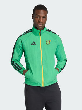 adidas adidas Kurtka wielofunkcyjna Jamaica x Bob Marley Home Anthem Jacket Zielony Regular Fit