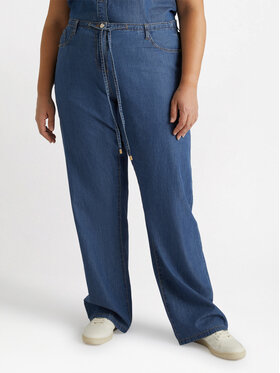 Fiorella Rubino Fiorella Rubino Jeansy P584T004839N024 Niebieski Over Fit