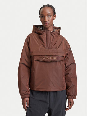 Napapijri Napapijri Anorak stiliaus striukė Rainforest Optique W NP0A8AHAW331 Ruda Oversize