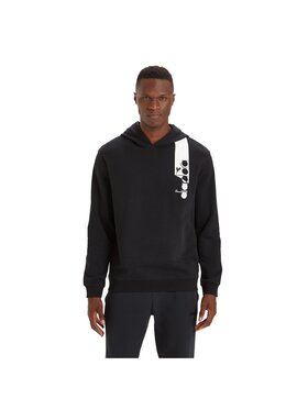 Diadora Diadora Bluza DIADORA HOODIE ICON Czarny Regular Fit