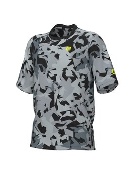 Alé Cycling Alé Cycling Koszulka rowerowa Off Road Corner Szary Relaxed Fit