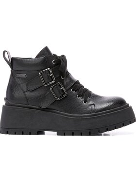 Pepe Jeans Pepe Jeans Členková obuv s elastickým prvkom PLS50397 999 Čierna